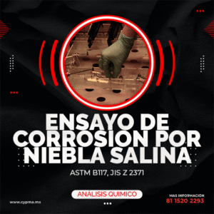Resistencia a la Corrosión mediante uso de Cámara Salina